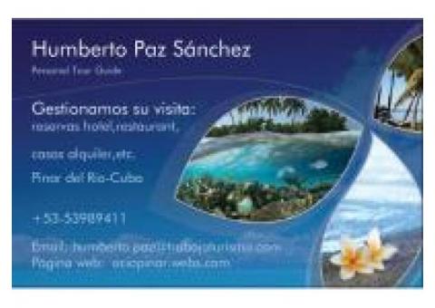 Mi nombre es Humberto Paz y soy guía turístico..