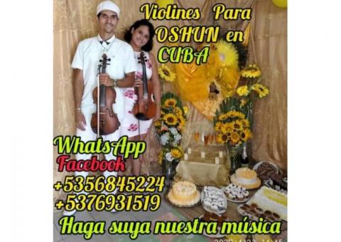 Violines para Oshun en Cuba