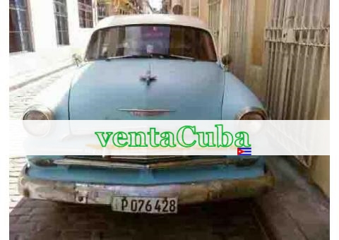 se vende carro plymouth 1954 de motor volga. 786..