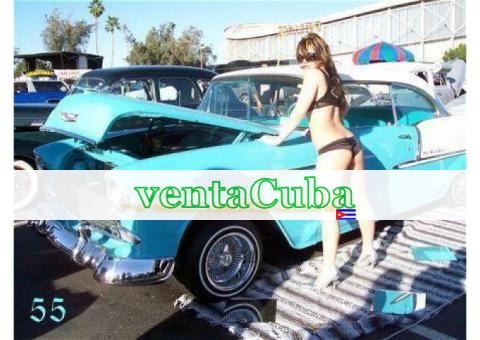 chevrolet 55 con motor de carne. chevrolet 55 co..