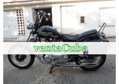 vendo moto triumph 500cc a&ntildeo 52 o camb..