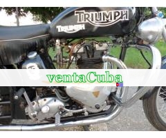 vendo moto triumph 500cc a&ntildeo 52 o camb..