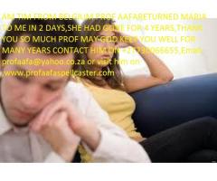 $^%REUNITING LOST LOVER SPELL TESTIMONY+27730066655