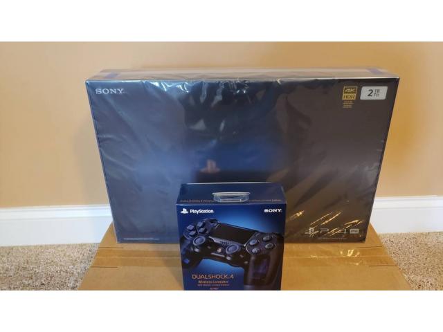BRAND NEW Sony PlayStation 4 Pro 500 Million Limited Edition Console PS4 Bundle