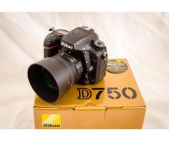 Nikon D750 DSLR Camera ..$1350 USD
