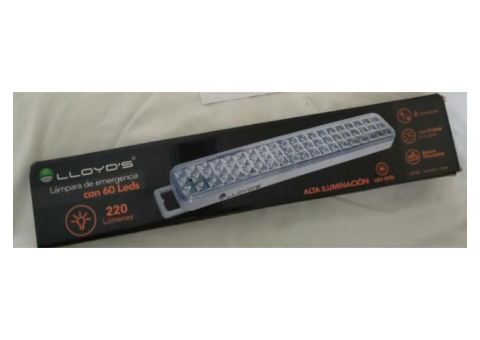 Lámpara Recargable de Emergencia 60 Led