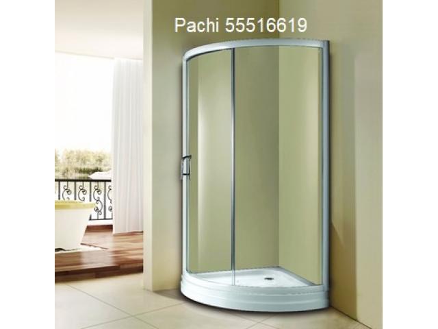 ducha d cabina de cristal con todos sus herrajes 55516619