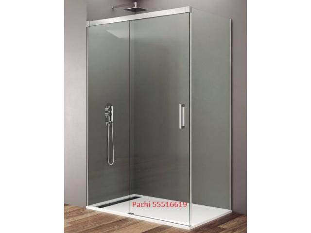 ducha d cabina de cristal con todos sus herrajes 55516619