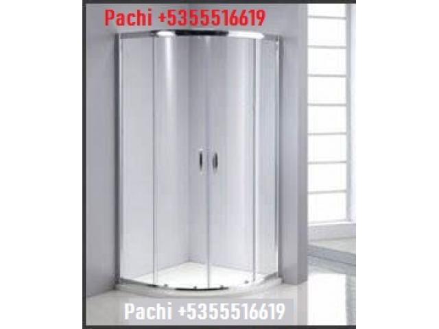 ducha d cabina de cristal con todos sus herrajes 55516619