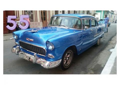 Se vende chevrolet 55 con motor toyota 3L automático