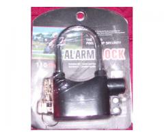 Nuevo candado eléctrico (negro) con alarma,ideal para motos, rejas y puertas,20CUC
