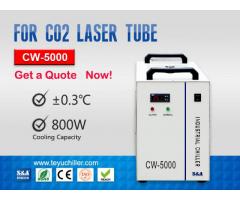 Enfriador de agua industrial pequeño CW-5000