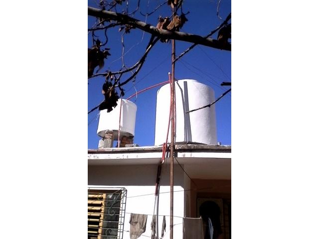 venta de casa con terreno finca, agua abundante , 24h,mat solido