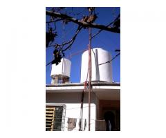 venta de casa con terreno finca, agua abundante , 24h,mat solido