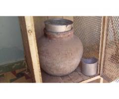 Filtro de destilar agua con piedra y pipa