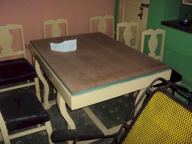 Jgo de comedor de cedro