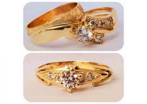 Anillos Matrimoniales de Oro