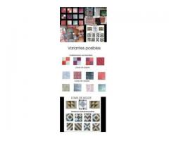 1- Losas (mosaicos) de 25 x 25 cm. Precio: 6 pes..