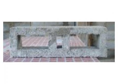 Bloque de 50x20 y 50x15 respectivamente a 10 y 8..