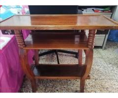 Juego de sala de cedro tallado