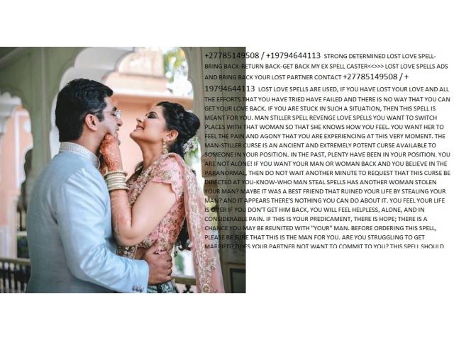 lost love spell @ black magic healer call now+27785149508 ...