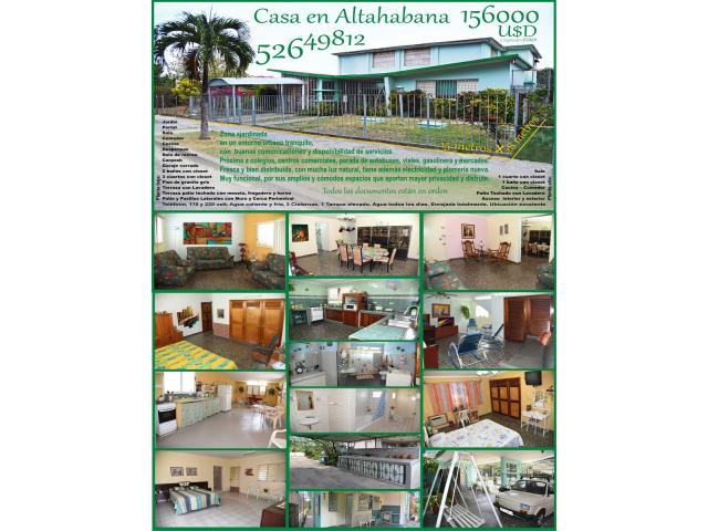 Casa en Reparto Altahabana 156000USD. 52649812