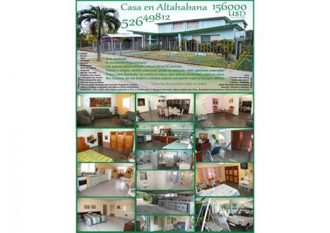Casa en Reparto Altahabana 156000USD. 52649812