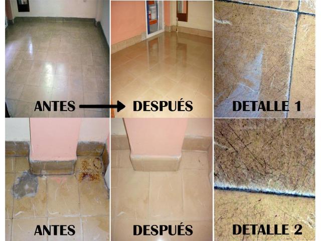 PULIR MARMOL, LIMPIAR PISOS PISCINAS ESCALERAS. TECNOLOGÍA MODERNA SIN HACER POLVO