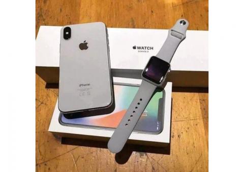 Apple IPhone X 256GB + Apple Watch