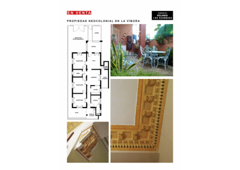 PROPIEDAD NEOCOLONIAL EN LA VÍBORA