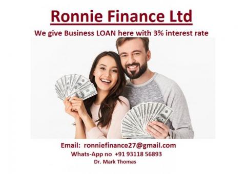 Damos PRESTAMO comercial aquí con una tasa de interés del 3%