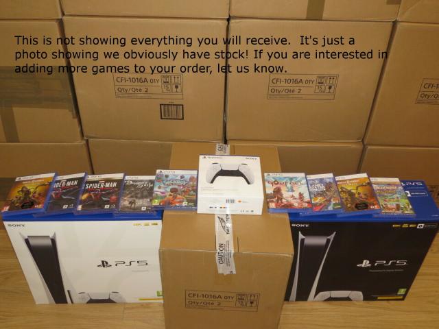 SONY PLAYSTATION 5 DISC VERSION BUNDLE W/ EXTRA CONTROLLER & SPIDERMAN GAME